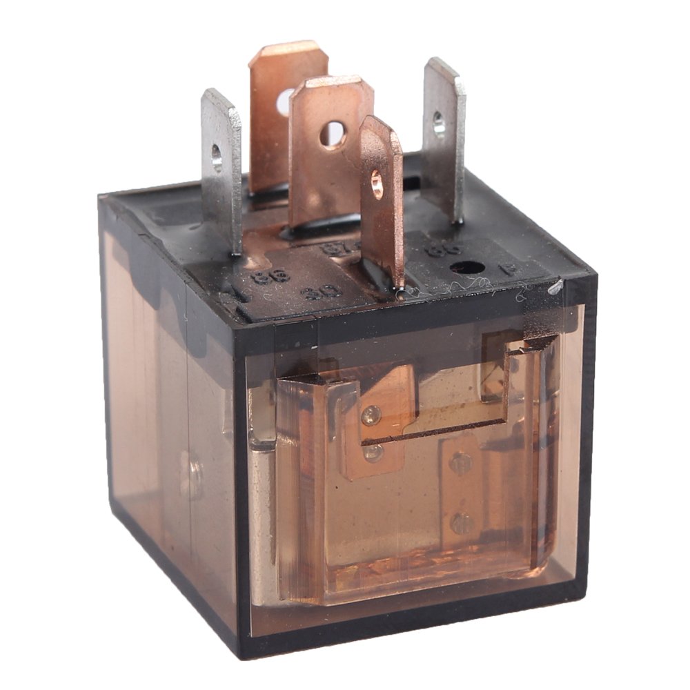 5 Pin Horn Auto Lighting Controller 24V 80A Transparent Car Relay