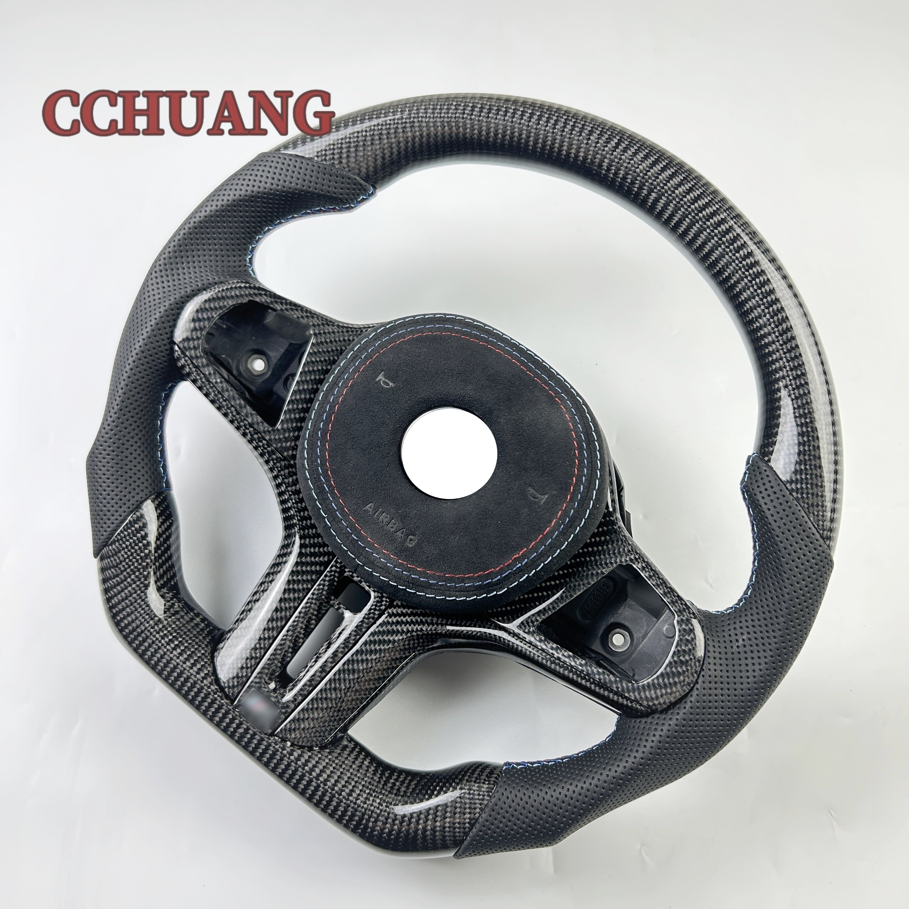 Customized for BMW 3/4/5 Series X3 X4 X5 X6 G20 G30 M340i M2 M3 M4 G87 G80 G82 series carbon fiber steering wheel LED display