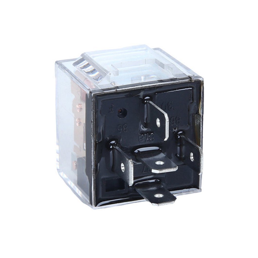 Top Sale ABILKEEN Auto Electromagnetic Relay Quick Connection Type 4/5 Pin Terminal with Pure Copper Coil Core and Safety Light