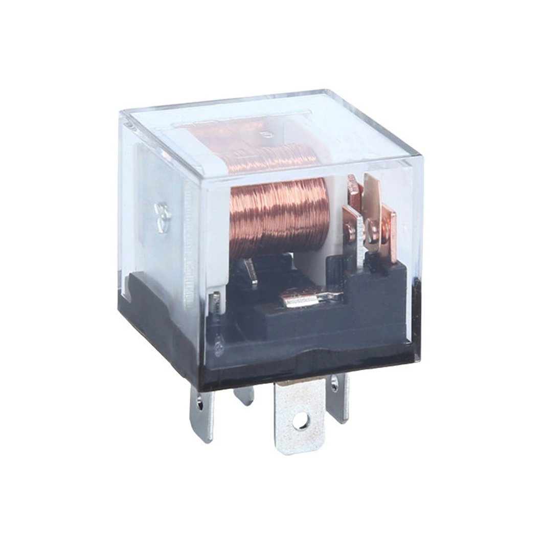 Top Sale ABILKEEN Auto Electromagnetic Relay Quick Connection Type 4/5 Pin Terminal with Pure Copper Coil Core and Safety Light