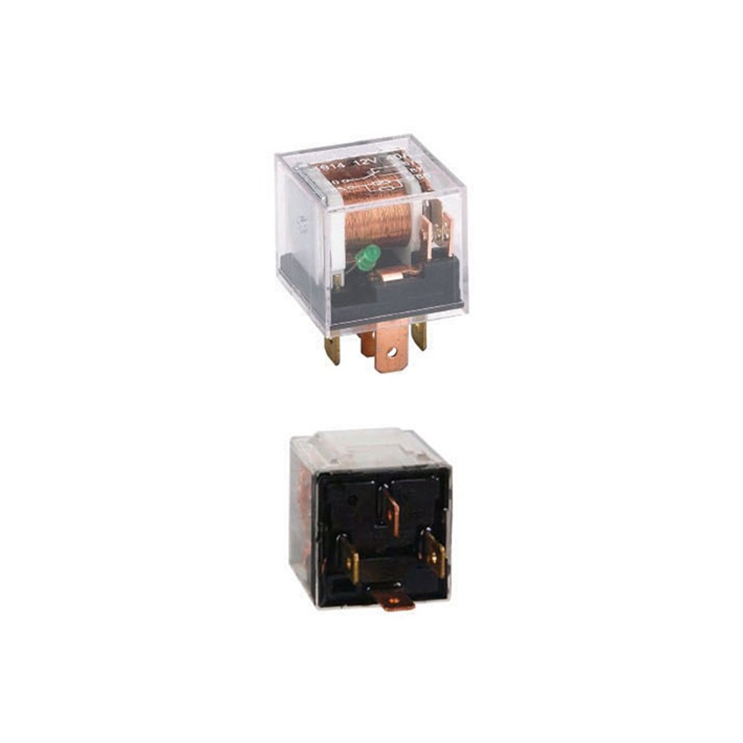 Top Sale ABILKEEN Auto Electromagnetic Relay Quick Connection Type 4/5 Pin Terminal with Pure Copper Coil Core and Safety Light