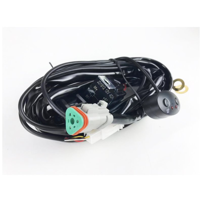12V 40A with Relay Switch for Auto Vehicle Car Light Accessories Wiring Harness