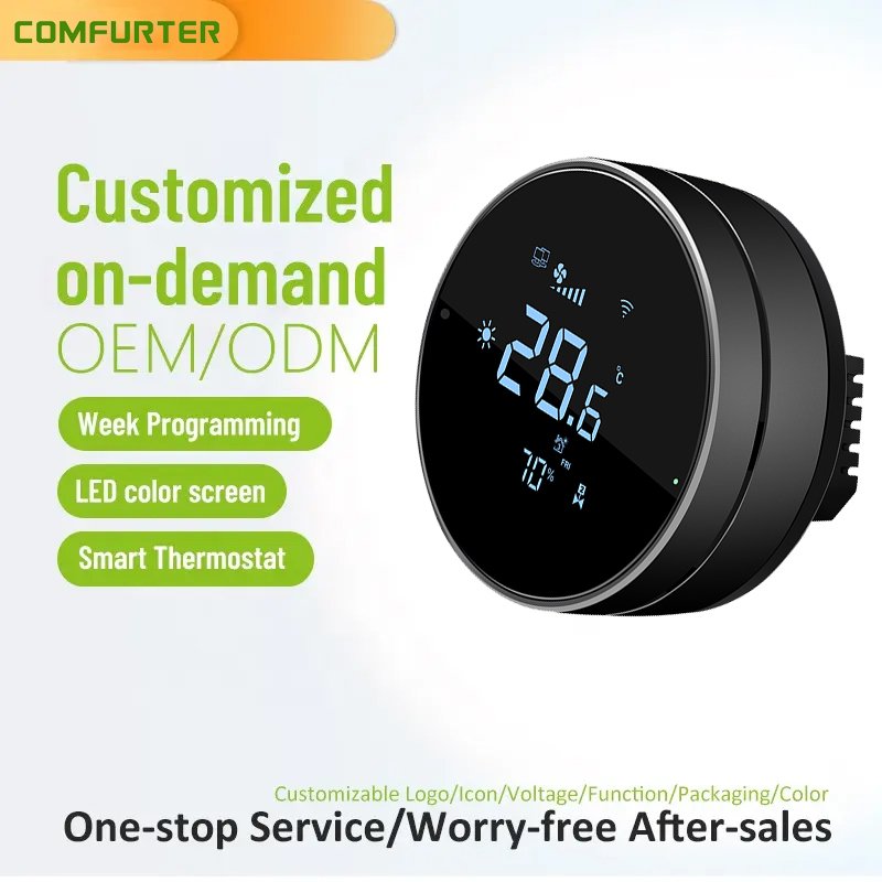 24 Volts Wireless Room Manual Plug in Temperature and Humidity Smart Wifi Digital Heating Thermostat Temperature Controller 220v