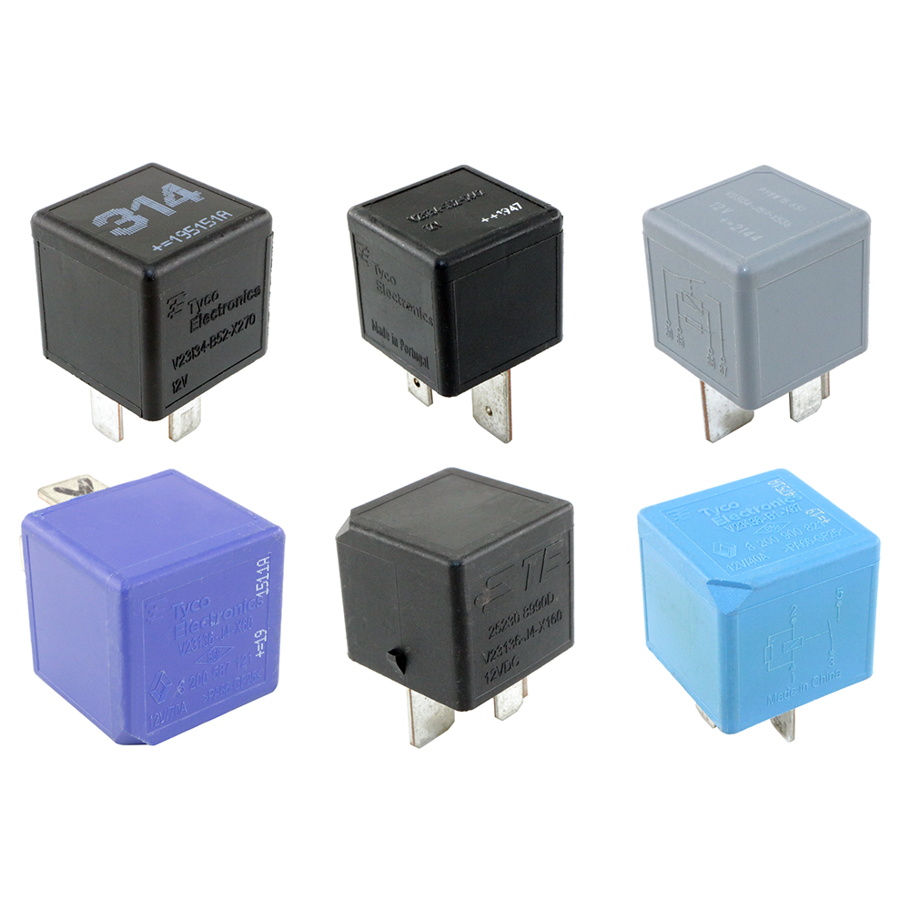 BEST G7L Pro Music Horn Fuse Flasher 12V Box Socket Relay Harness 12 Way Trumpet 24V Connector for Cars Auto 40/70 Amp Used