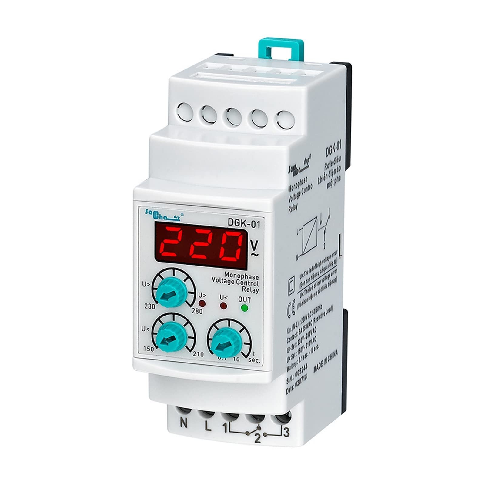 Honclay Voltage Relay Low Power Relay DGK-01C