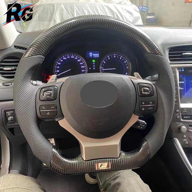 Hot Selling Auto Parts Carbon Fibre Car Steering Wheel For Toyota Lexus RC350