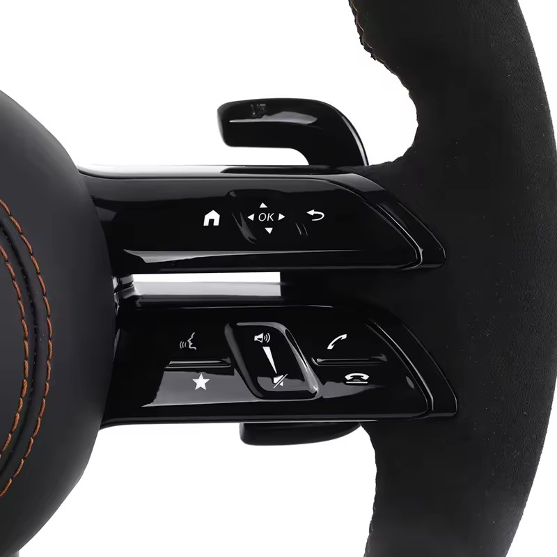 Custom Volant Lenkrad Alcantara Steering Wheel for Mercedes Benz W206 W177 W216 W213 W221 W222 W223 GLC X254 GLE W167 GLS X167