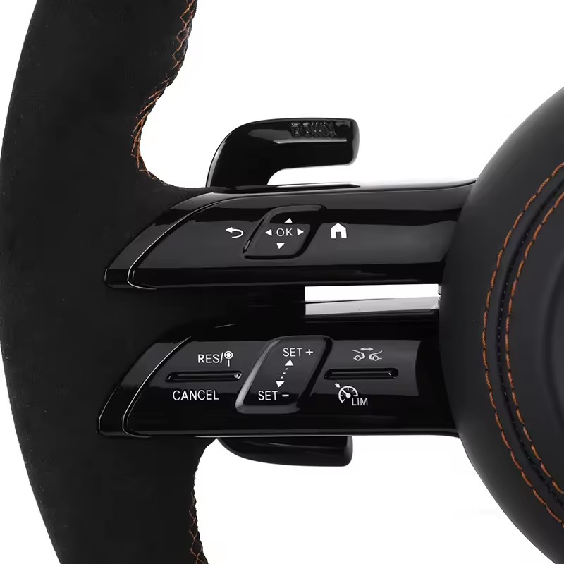 Custom Volant Lenkrad Alcantara Steering Wheel for Mercedes Benz W206 W177 W216 W213 W221 W222 W223 GLC X254 GLE W167 GLS X167