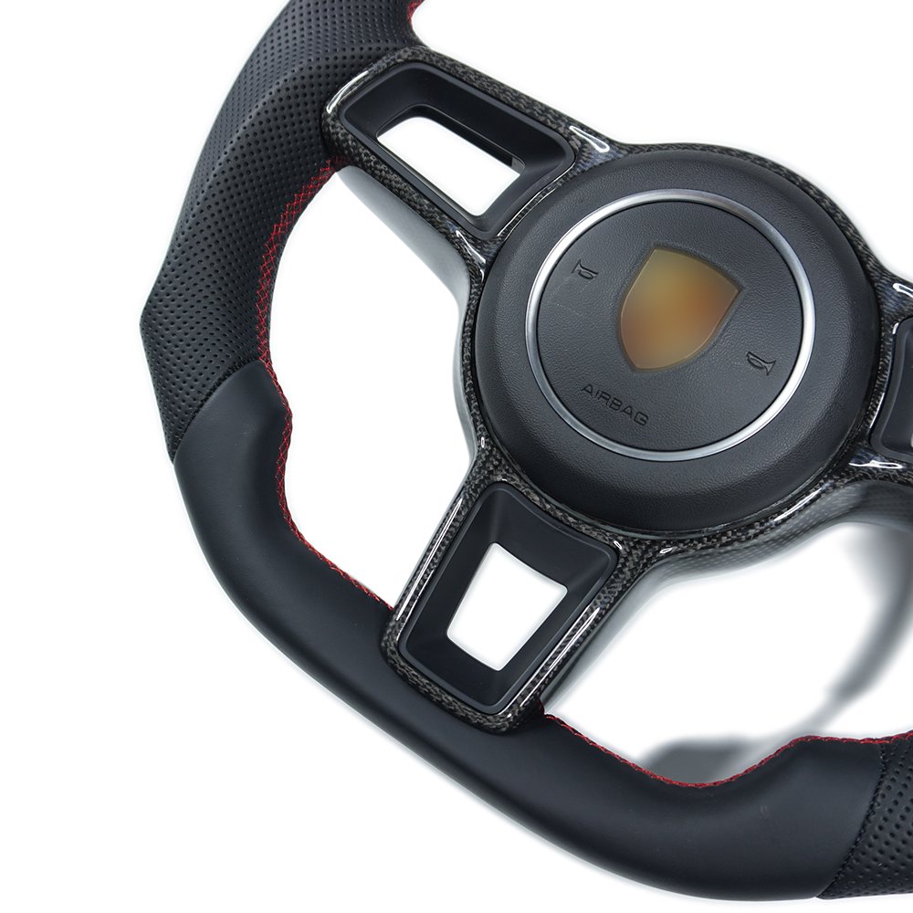 Custom Real Carbon Fiber Steering Wheel For Porsche 911 971 996 987 997 Cayenne MACAN Panamera Steering Wheel upgrade