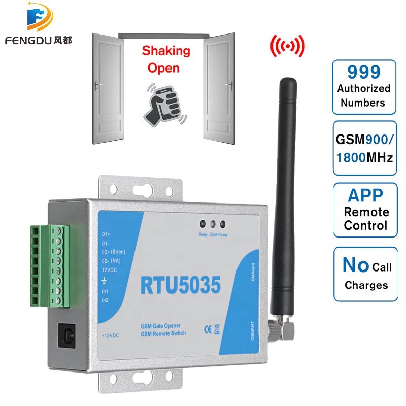 RTU5035 GSM Opener Free Call 900/1800MHz Access Wireless Door Opener Wireless Remote Control Switch Relay GSM Remote Switch