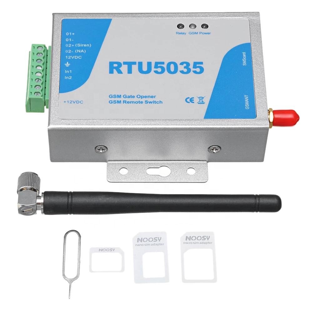 RTU5035 GSM Opener Free Call 900/1800MHz Access Wireless Door Opener Wireless Remote Control Switch Relay GSM Remote Switch