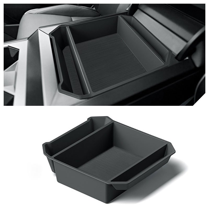 Armrest Storage Box Middle Console Tray Interior Accessories Center Console Organizer for Tesla Cybertruck