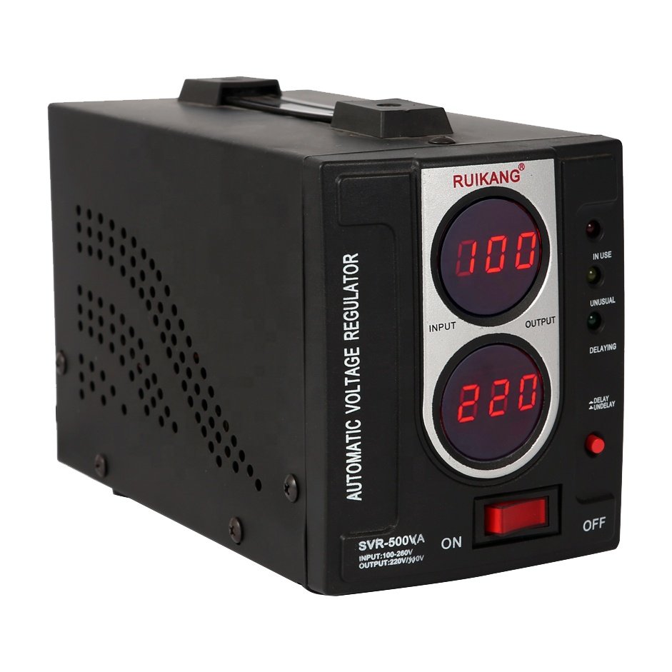 Digital Auto Voltage Regulator 500w 220v 110v Voltage Protect Voltage Stabilizer for Home Appliance
