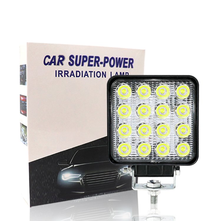 4 Inch Led Light Bars Offroad Lights 4x4 Tractor Working Bulb Truck Lamp 48w Auxiliary Light White Bright Spotlight 12v 24v