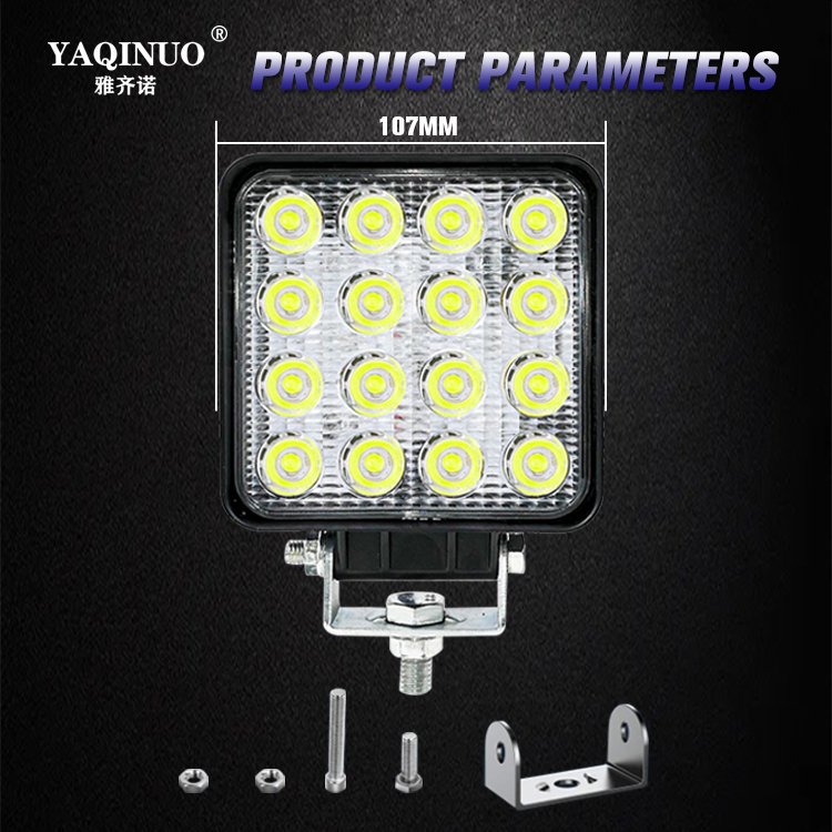 4 Inch Led Light Bars Offroad Lights 4x4 Tractor Working Bulb Truck Lamp 48w Auxiliary Light White Bright Spotlight 12v 24v