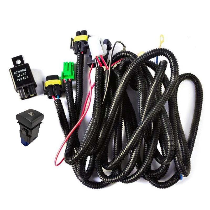 Fog Lights Relay Switch Button Refitted Switch With Wiring Harness for Toyota Cars Camry Avalon corolla Switch