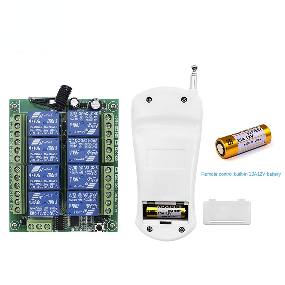 Wireless Remote Control 8ch 433mhz Relay Switch