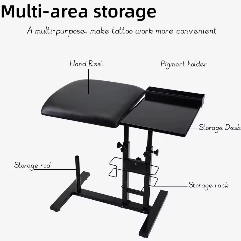 Tattoo Work Station Adjustable Tattoo Table Arm Rest Armrest Tattoo Supplies Professional