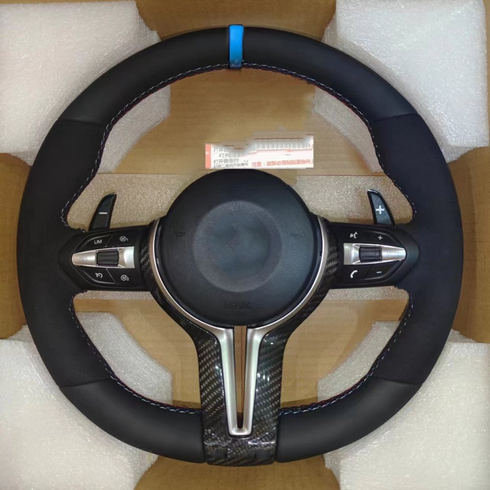 For BMW X3 X4 X5 M2 M3 M4 M5 M8 F06 F07 F10 F12 F15 F16 F20 F22 F30 F31 F32 F80 F82 M-Sport Customized Carbon Fiber Steer Wheel