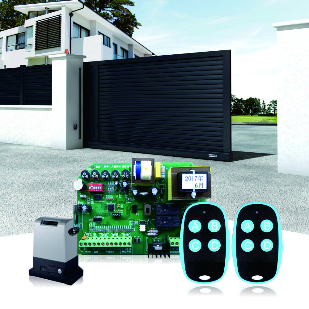 YET868 Sliding Door Gate Opener Frequency Garage Door Remote Rf Control Fixed Code 433 mhz Receiver