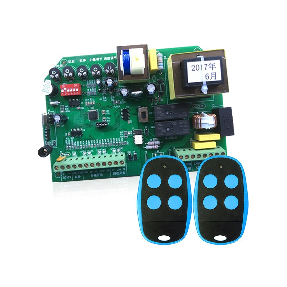 YET868 Sliding Door Gate Opener Frequency Garage Door Remote Rf Control Fixed Code 433 mhz Receiver