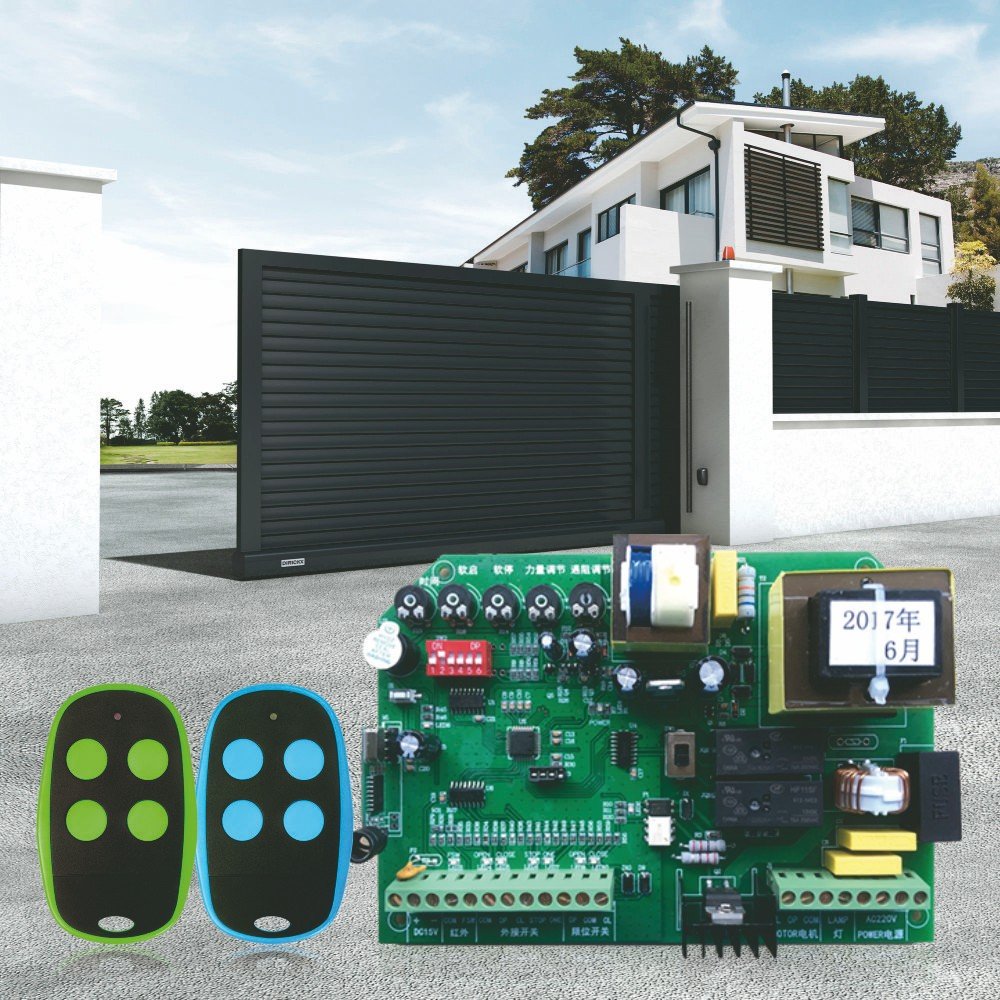YET868 Sliding Door Gate Opener Frequency Garage Door Remote Rf Control Fixed Code 433 mhz Receiver