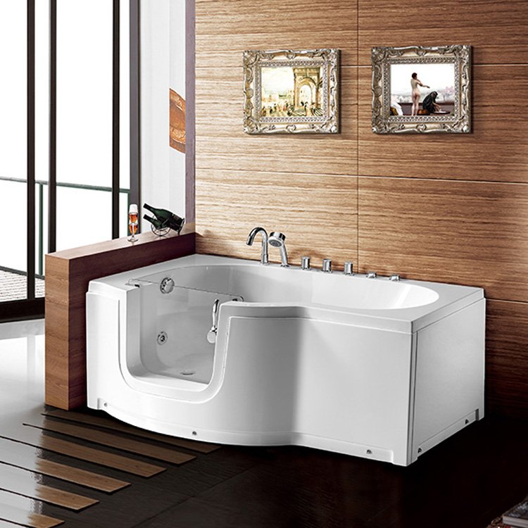 Wholesale Acrylic whirlpool Spa Hot Tub Massage Bathtub for Old People and Disabled People
