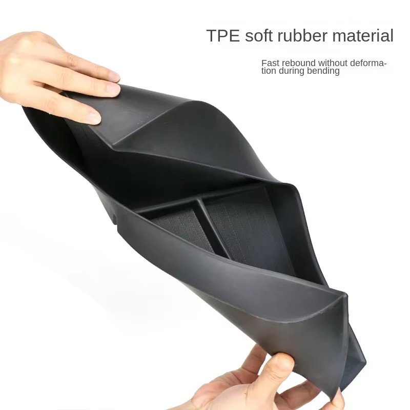 Factory Price Automotive Center Console Lower Organizer Tray TPE Armrest Insert Storage Box for Byd Seal Accessories