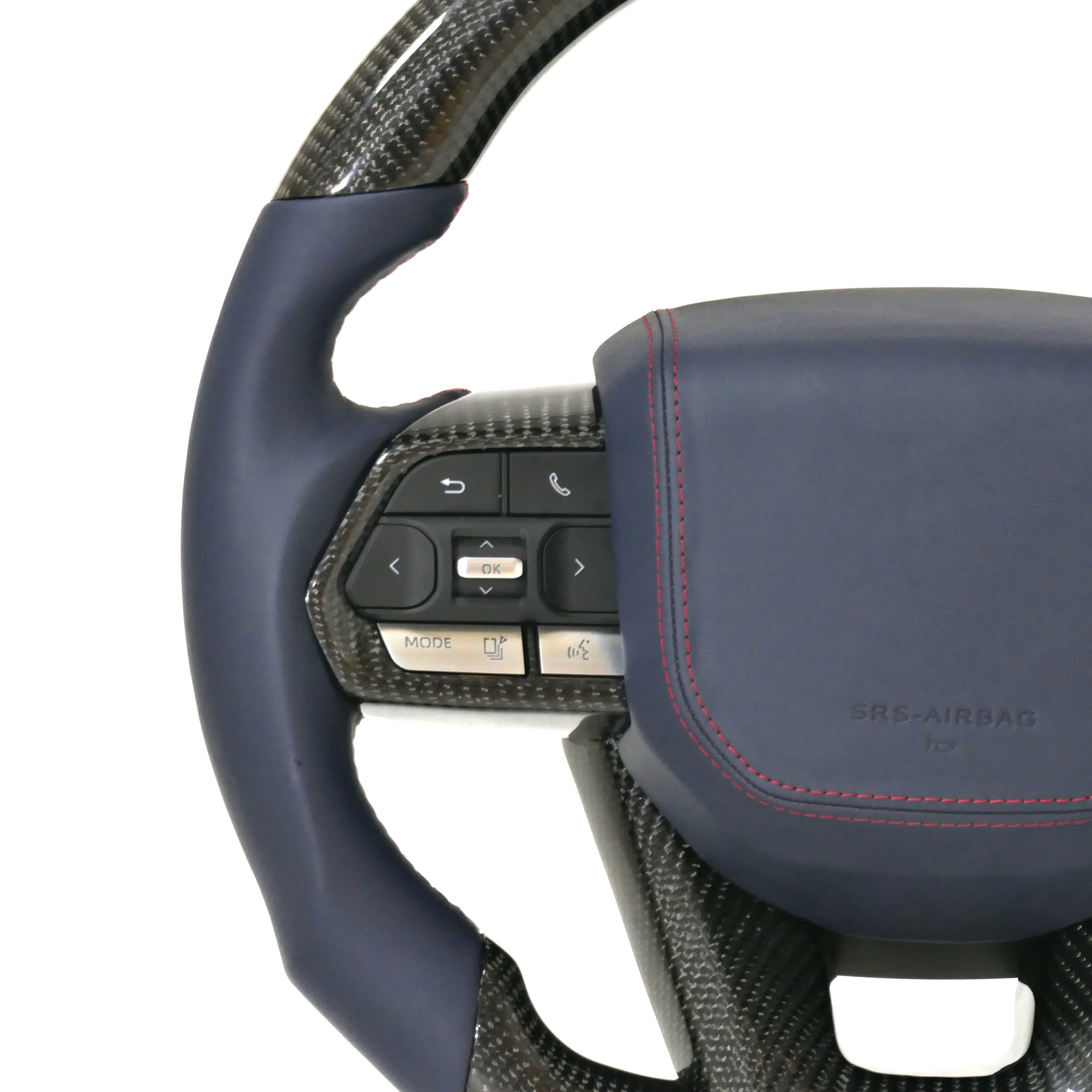 Custom LC300 carbon fiber car steering wheel to fit Toyota Land Cruiser lc100 lc200 Prado fj70 fj79 fj76 LC200 FJ200 GR style