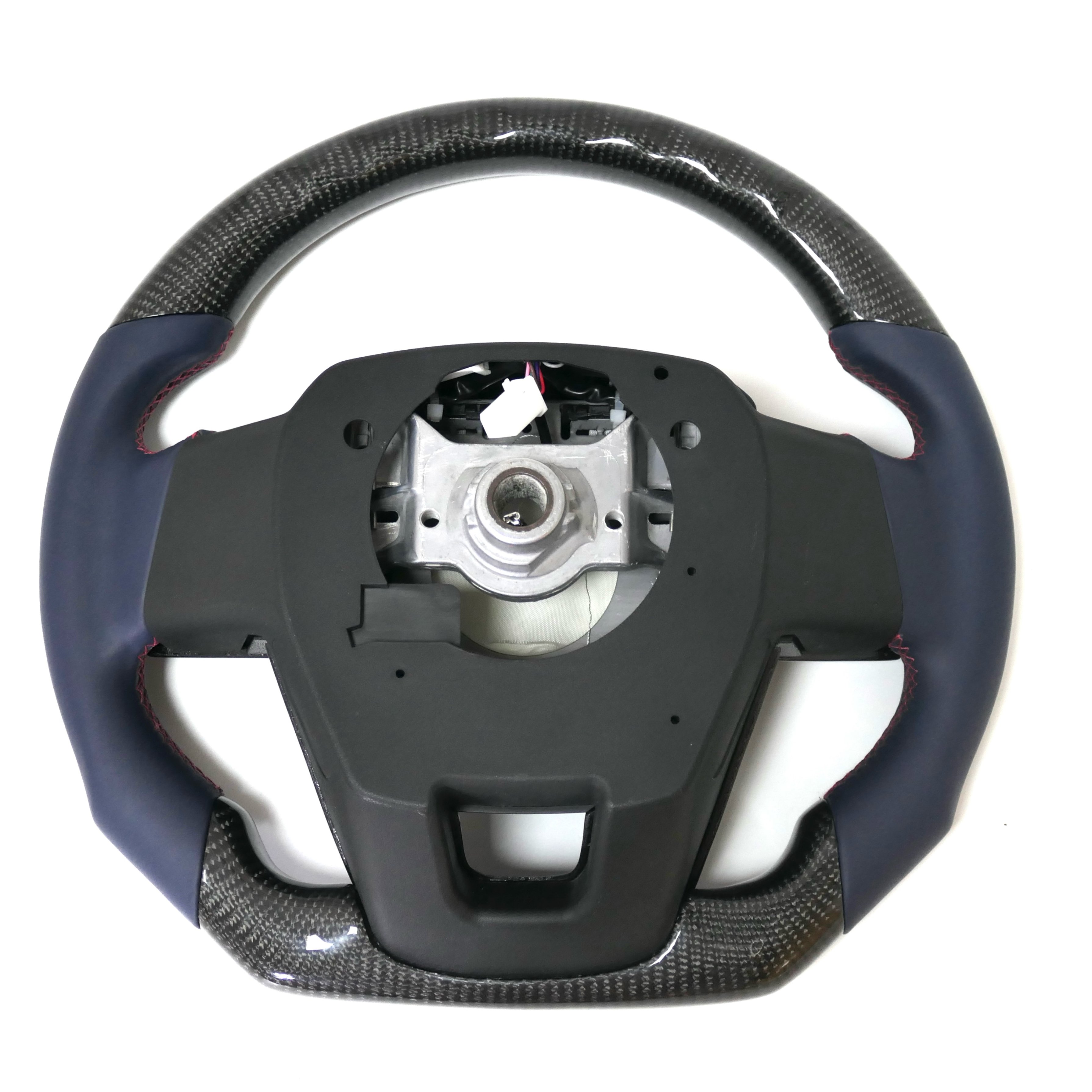 Custom LC300 carbon fiber car steering wheel to fit Toyota Land Cruiser lc100 lc200 Prado fj70 fj79 fj76 LC200 FJ200 GR style
