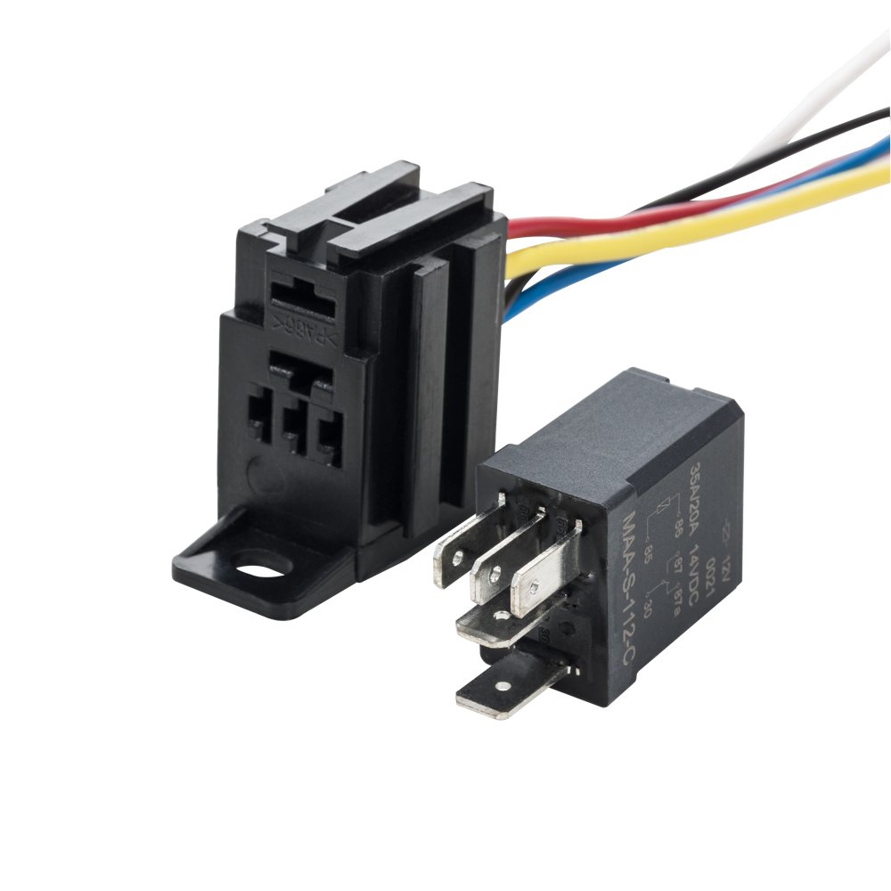 Meishuo Maa 20a Nc 35a No Car Relay 12v 24v 4pin 5pin Auto Relay 1 Form a 1 Form C for Car Spare Parts