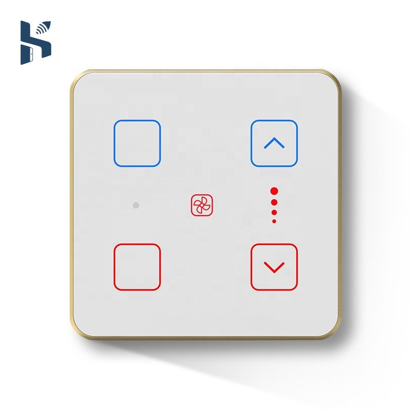 Tuya Smart Life WiFi Google Home Support Voice Control Smart Wall Switch Fan Regulator 2M India Standard Wireless Light Switches