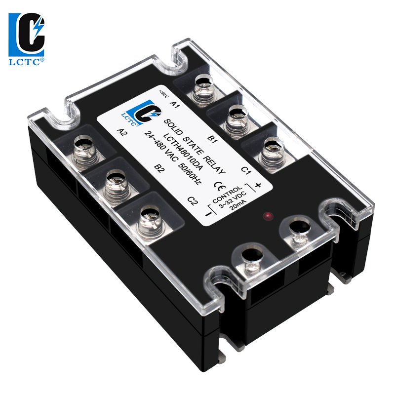 3 Phase 3-32VDC to 24-480V Starter Relay SSR 40A-120A 150A 200A Power Voltage Regulator 480v DC to AC Solid State Relay