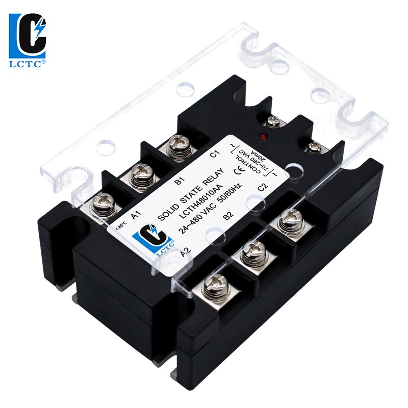 3 Phase 3-32VDC to 24-480V Starter Relay SSR 40A-120A 150A 200A Power Voltage Regulator 480v DC to AC Solid State Relay