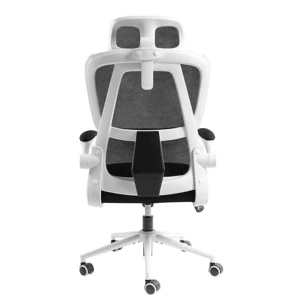 High Back Black Mesh Flip up Armrest Executive Ergonomic Home Swivel Office Chair