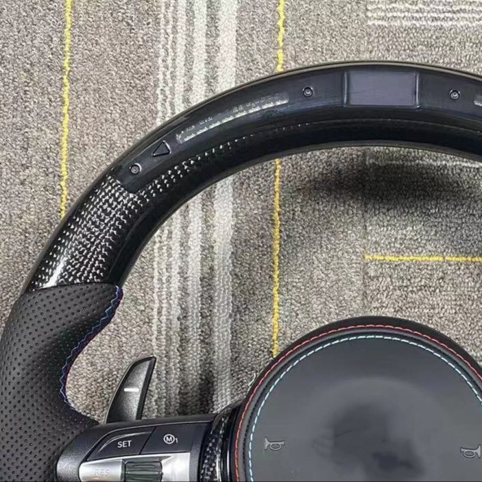 Carbon Fiber Steering Wheel for BMW M2 M3 M4 M5 M6 X5M X6M F80 F30 F10 LED car Steering Wheel