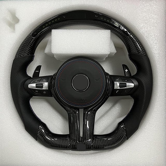 Factory wholesale price be delicately made Leather car Steering Wheel m performance For BMW F30 F31 F34 F35 F80 M3
