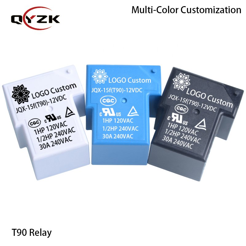 Mini Relay 30Amp 40Amp 40A 5 Pin Pines 4Pin Dc Coil De 12V 12Volt 24V 220V Jqx-15F T90 Relay
