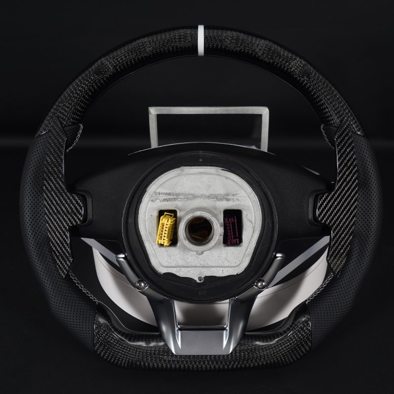 W205AMG Custom LED Carbon Fiber Car Steering Wheel For Mercedes Benz 808 C63 E63 W213 C43 A45 G63 G500 S63 GLA45 GL-S63 AMG