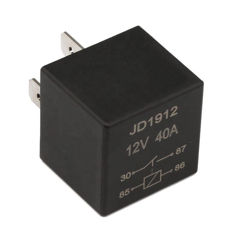 Factory Supply Min Electrical PCB Car Relay JD1912 JD1914 JD2912 JD2914 4Pin 5Pin 30A 40A 12V 24V for Automotive Motor