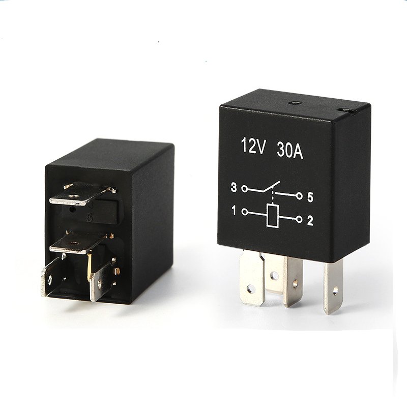 30A Mini Automotive Relay 12V/24V 4pin/5pin, Car Relay/Auto Relay for Car Motorcycle Boat Auto Vehicle
