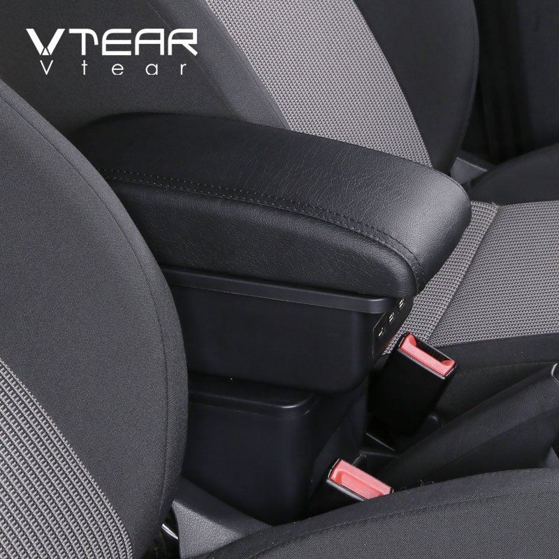 Vtear Auto Armrest Centre Console Storage Box Arm Rest Pad Car-Styling Decoration Interior Accessories for Mazda 2/Mazda2/Demio
