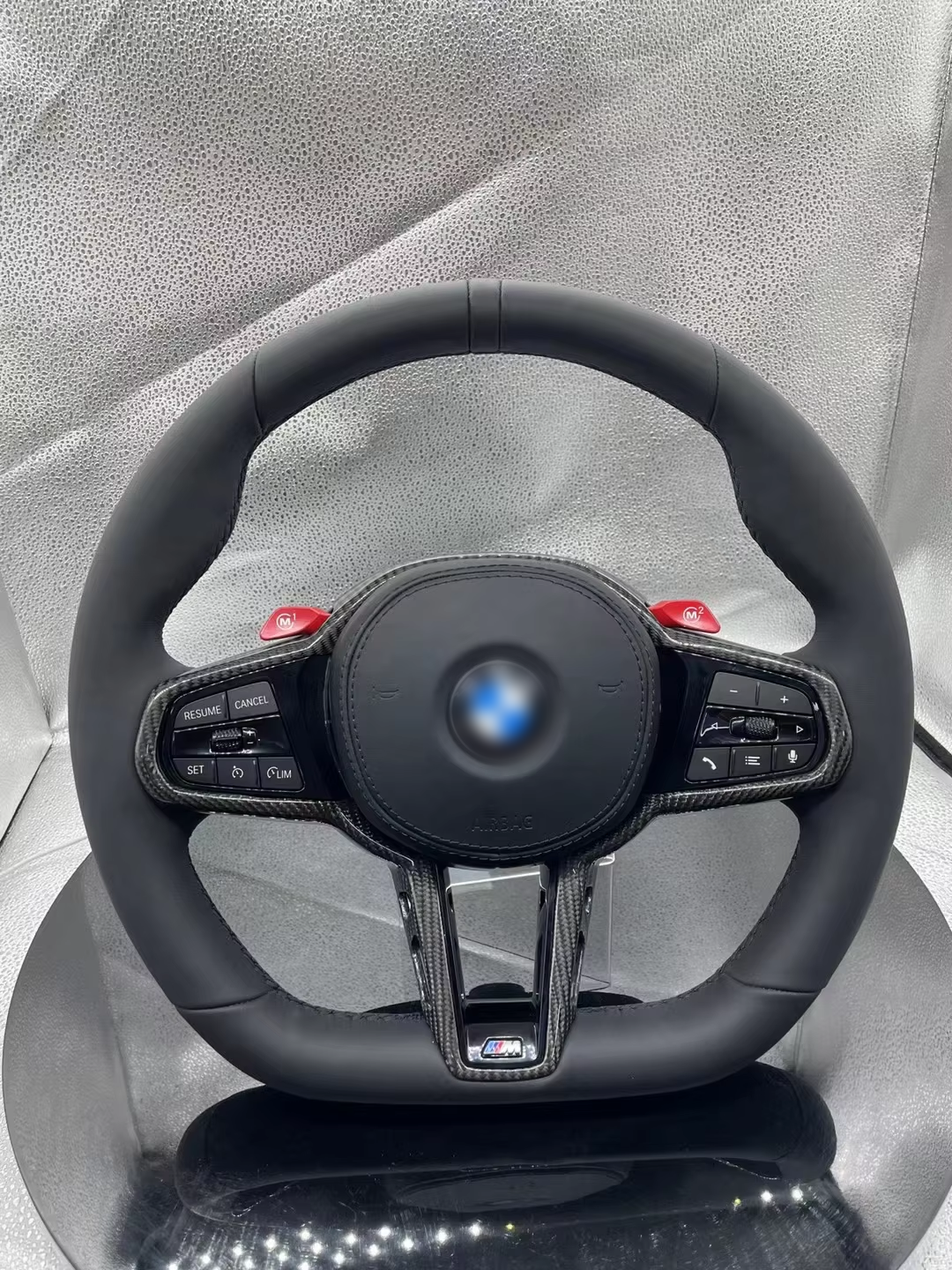 Custom Leather Car Steering Wheel For BMW F01 F02 F03 F04 F06 F07 F10 F11 F12 F15 F16 F18 F20 F25 F26 F30 F32 M3 M5 M6