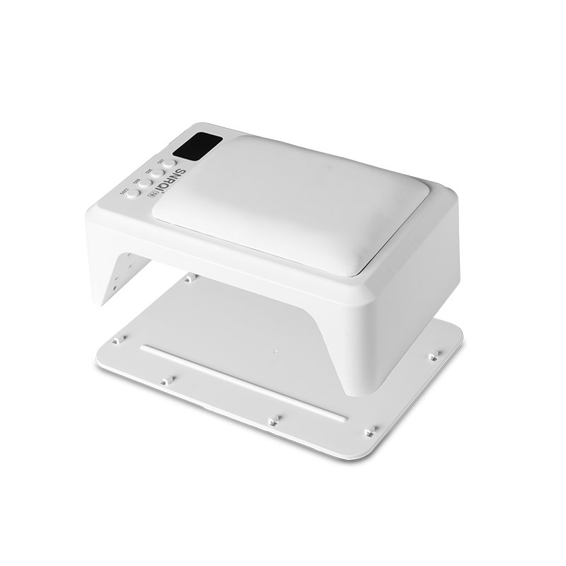 New Arrival Professional T8 Nail Dryer with UV Led Nail Lamp 2 in 1 Manicure Armrest Pillow Stand 72W with 60 BEADS