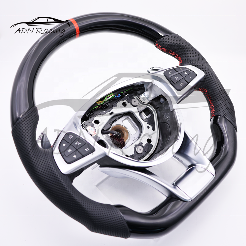 Custom Carbon Fiber Steering Wheel For Mercedes-Benz C-class CLA GLA W205 W117 W176