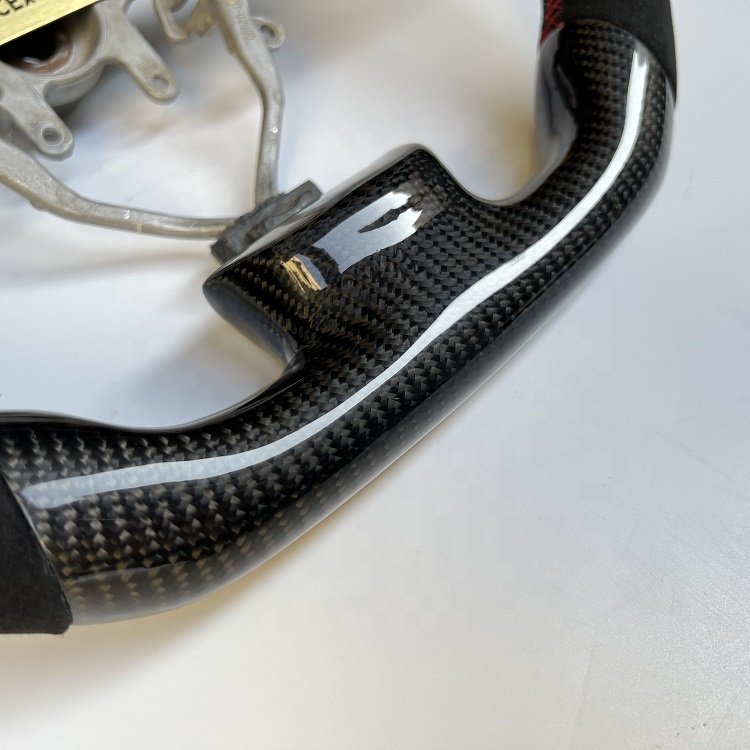Factory Hot Sale Modify Car Steering Wheel High Quality For Subaru STI WRX Forester 2008-2014 Real Carbon Fiber Steering Wheel