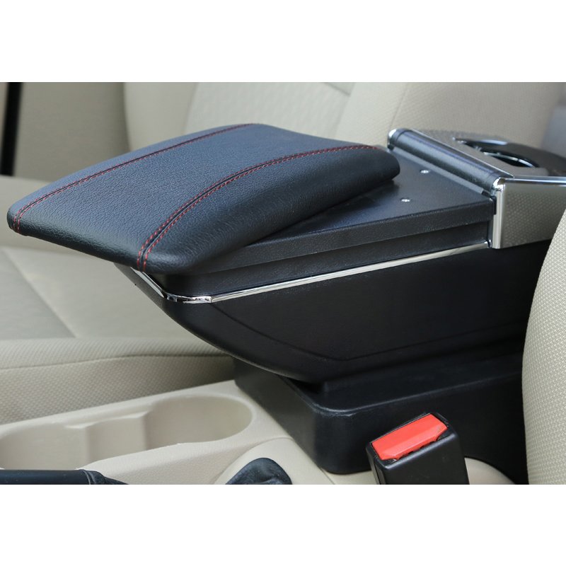 Car Usb Armrest Box Center Storage Box With Cup Holder Ashtray ArmRest Rotatable for Toyota Yaris Vitz Hatchback 2006-2011