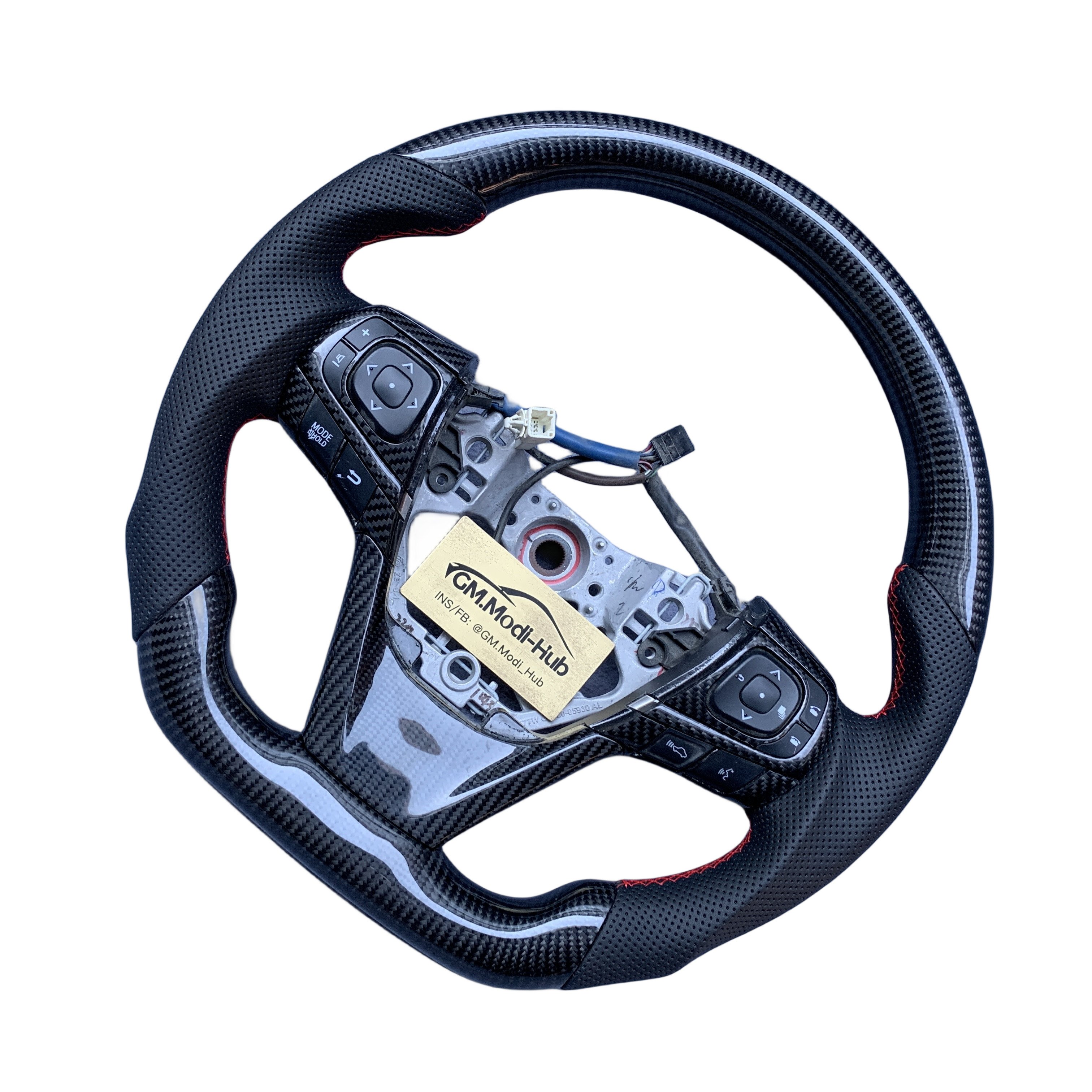 GM.Modi-Hub OEM Carbon Fiber Steering Wheel For Toyota 2014-2017 Camry 2013-2018 Harrier
