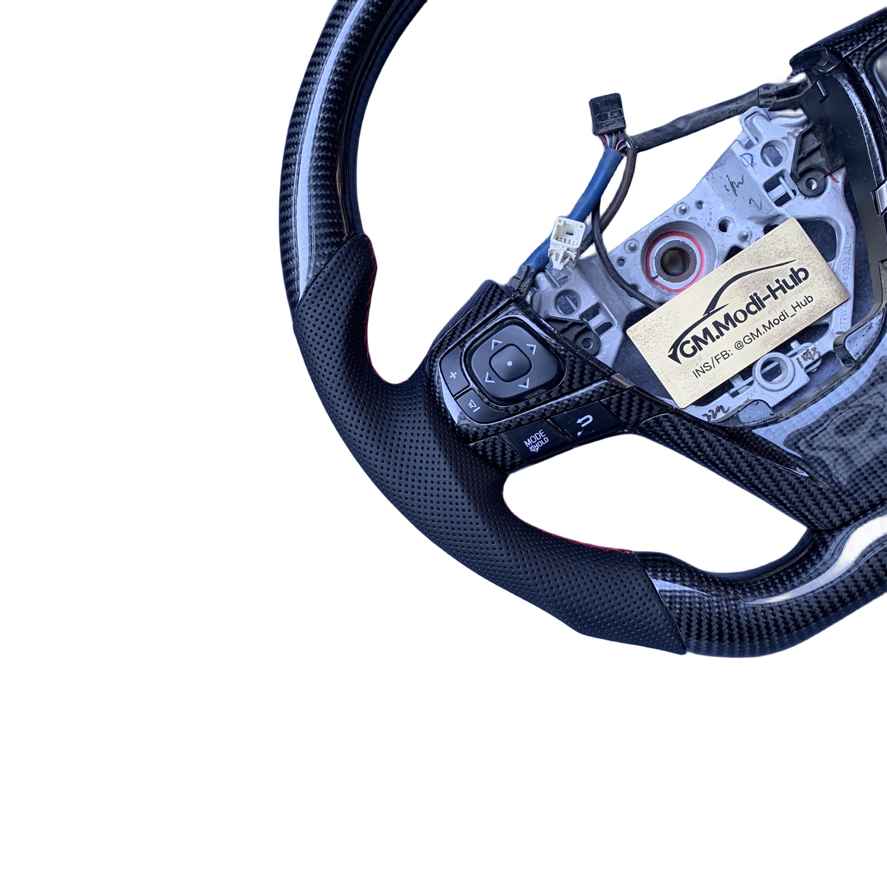 GM.Modi-Hub OEM Carbon Fiber Steering Wheel For Toyota 2014-2017 Camry 2013-2018 Harrier