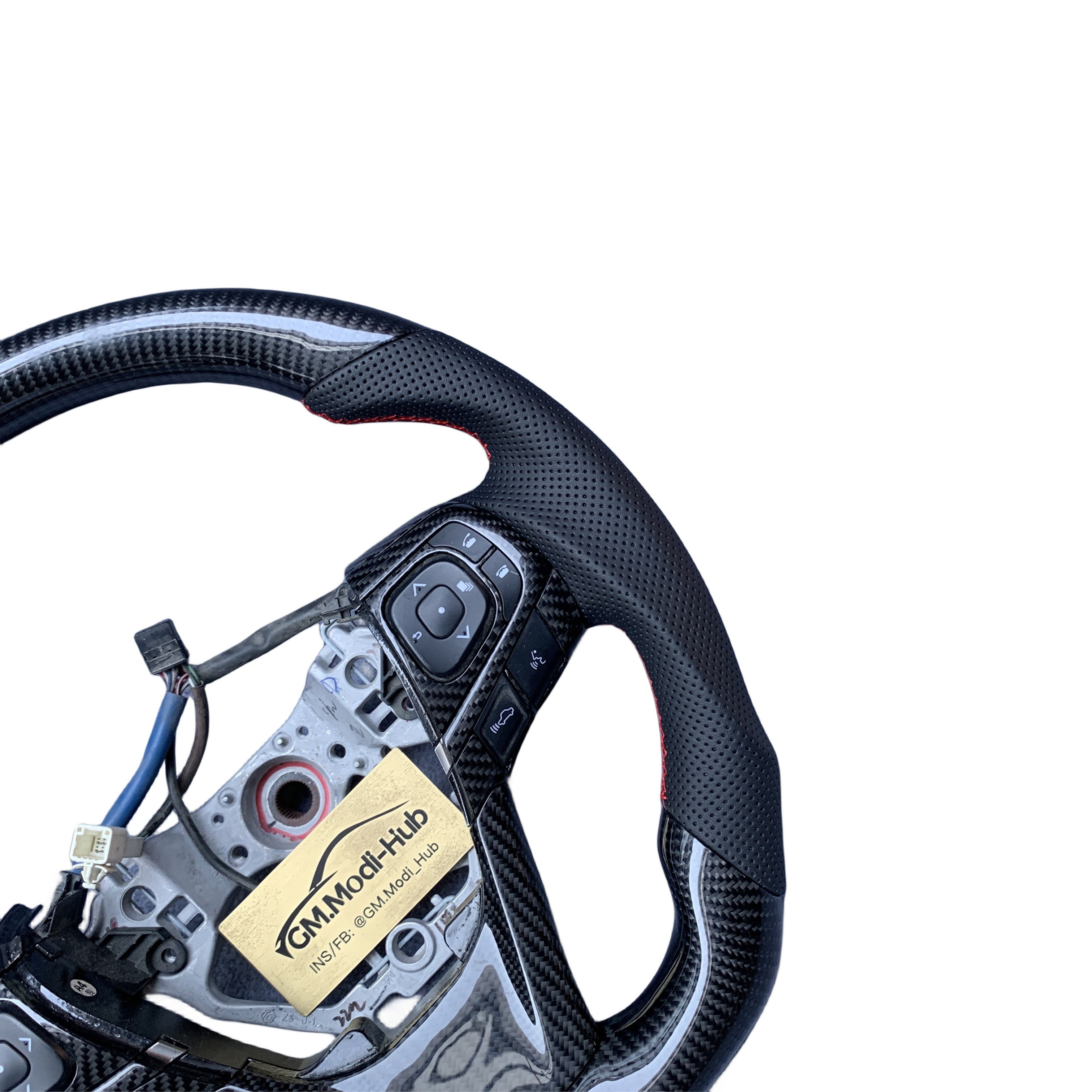 GM.Modi-Hub OEM Carbon Fiber Steering Wheel For Toyota 2014-2017 Camry 2013-2018 Harrier